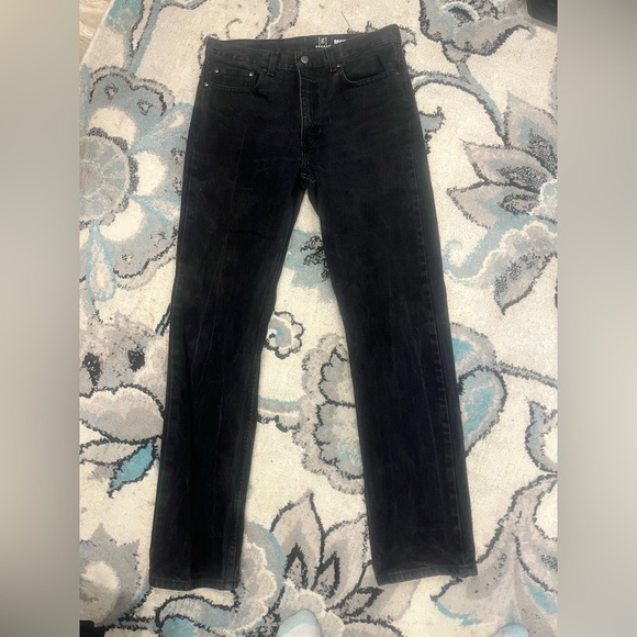 George Other - George Black Regular Fit Jeans 32x34